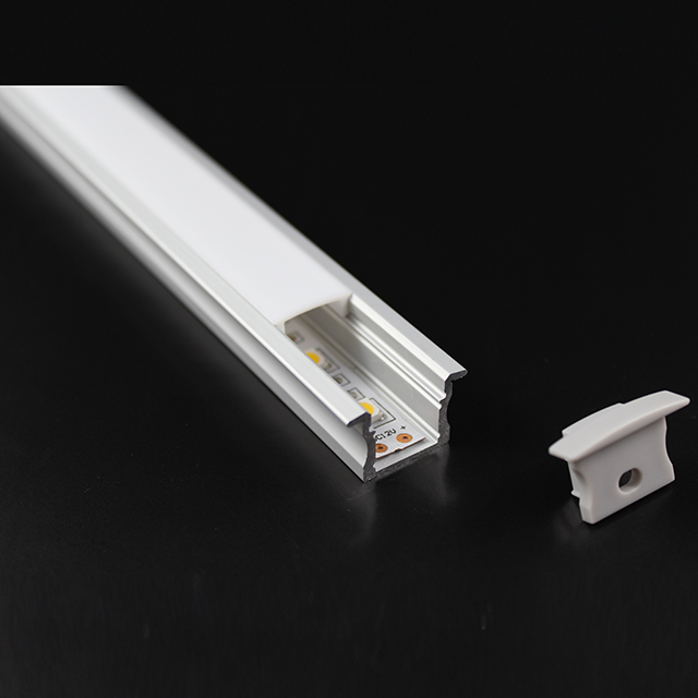 W17.1mm*H15.3mm (内幅 12.2mm) LED アルミ プロファイル ウィング付き