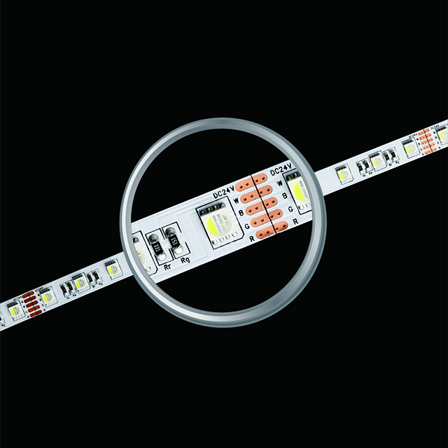 SMD5050 60LEDs 19.2W RGBW UL LED ストリップ ライト