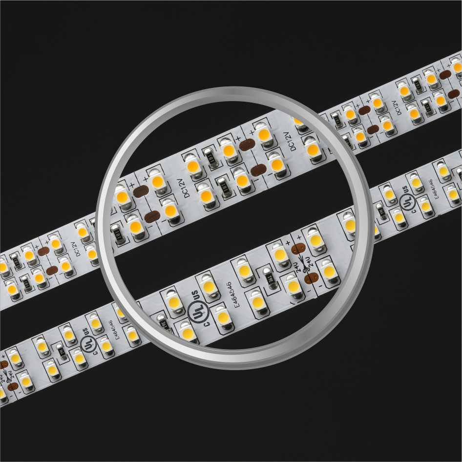 SMD1210 240LEDs 19.2W ダブルライン LED ストリップ ライト